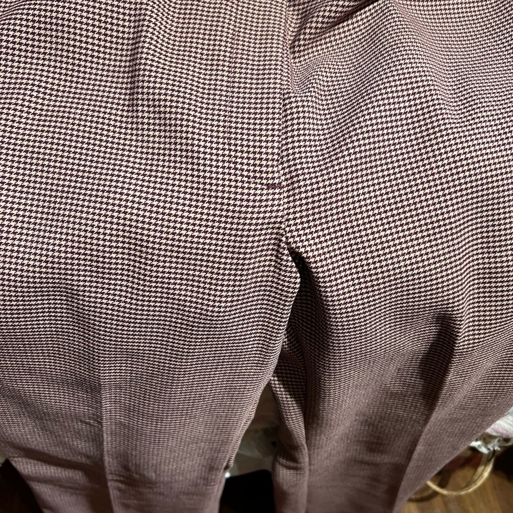Ann Taylor Brown Houndstooth pants - Picture 6 of 7